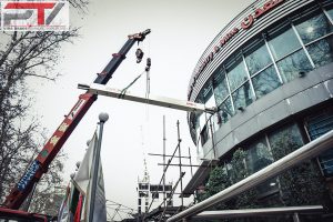 اجرای پروژه بهسازی لرزه ای ساختمان مرکزی بانک صنعت و معدن با BRB شرکت پویا تدبیر ویرا