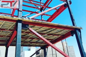 طراحی و تولید میراگر BRB یا همان مهاربند کمانش تاب برای ساختمان مسکونی در شهر مشهد