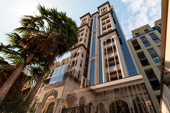 پروژه ساختمان مسکونی دربار - طرح و اجرا با مهاربندهای کمانش تاب